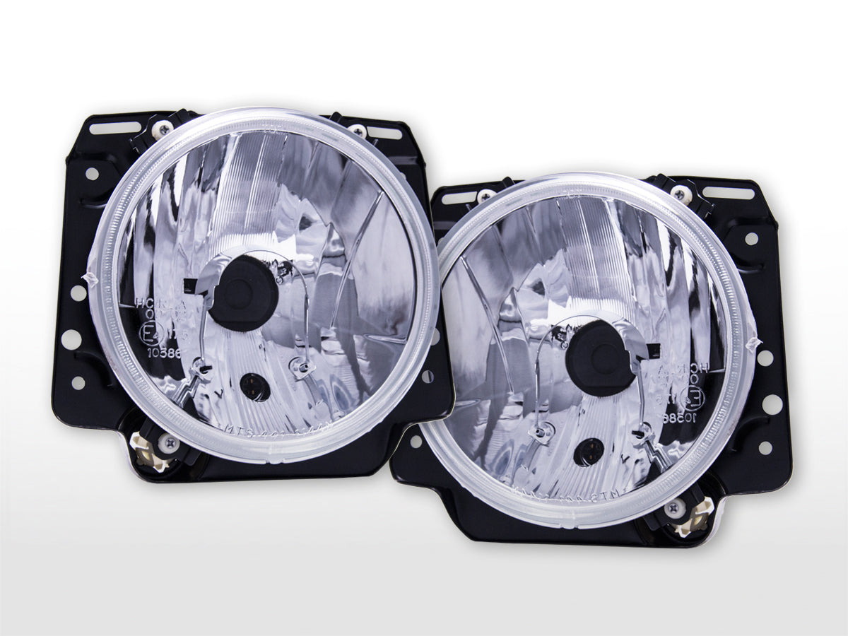 Scheinwerfer Set VW Golf 2 Typ 19 Bj 84-91 chrom Scheinwerfer Set VW Golf 2 Typ 19 Bj 84-91 chrom